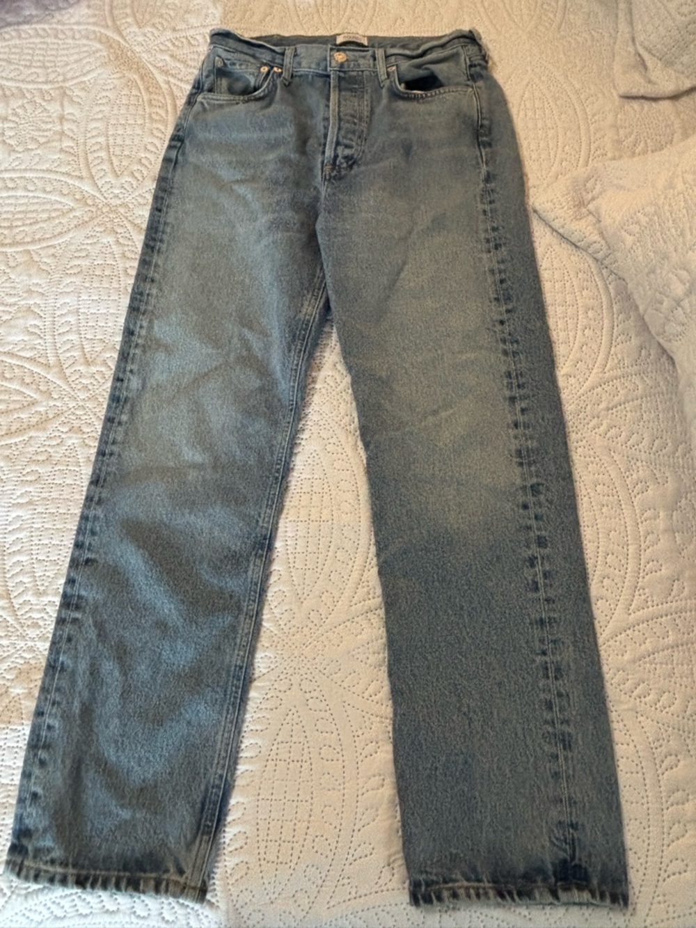 Citizens Of Humanity Straight Jeans in Washed Blue